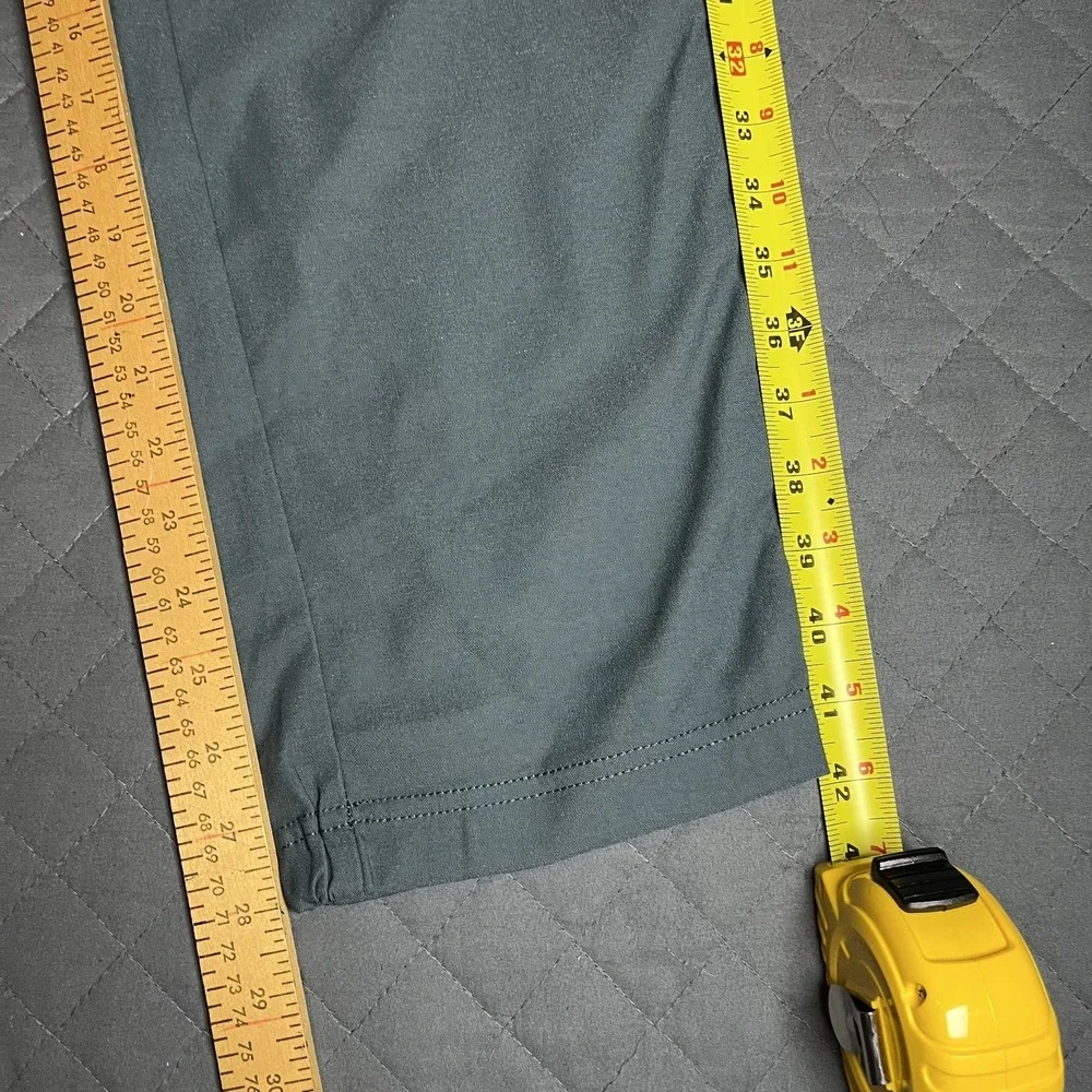 Prana Mens XL‎ x 30 Stretch Zion E-Waist Pants II Grey Blue Standard Fit - NWT